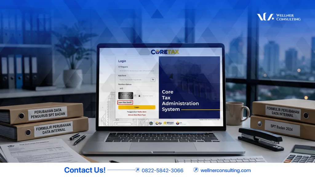 Cara Mengubah Data Pengurus SPT Badan Di CORETAX
